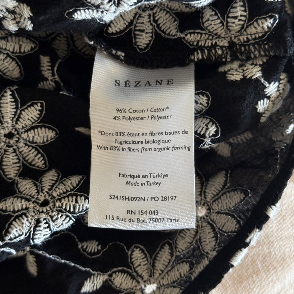 Sézane Floral Cotton Top - Picture 4 of 4
